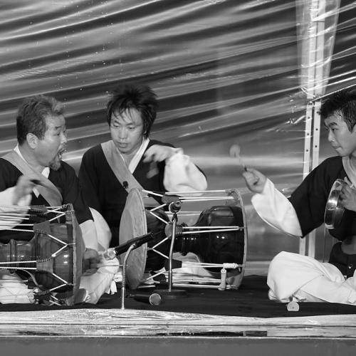 雨中의 사물놀이