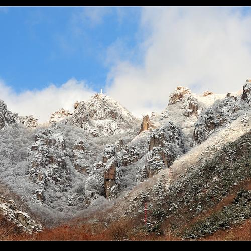 대둔산 설경