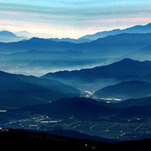 허접한 덕유산파노라마
