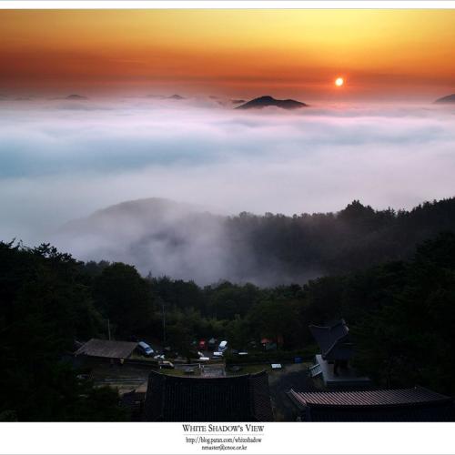 산사의 아침(첫 포스팅)