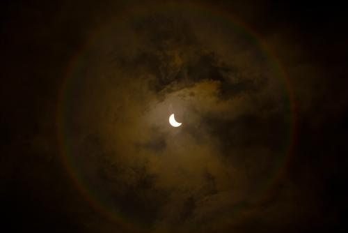 나도 일식 사진