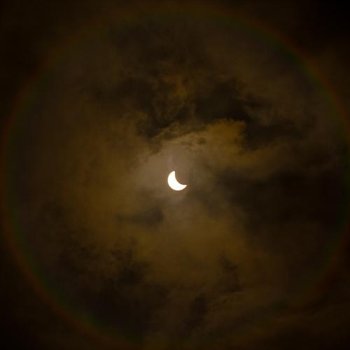 나도 일식 사진