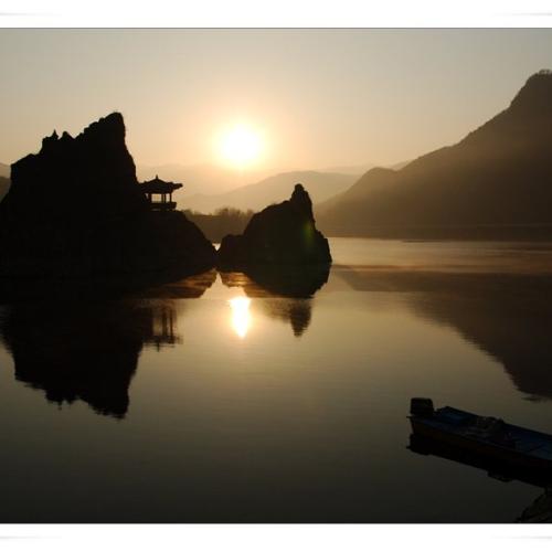 뒤늦은 도담삼봉