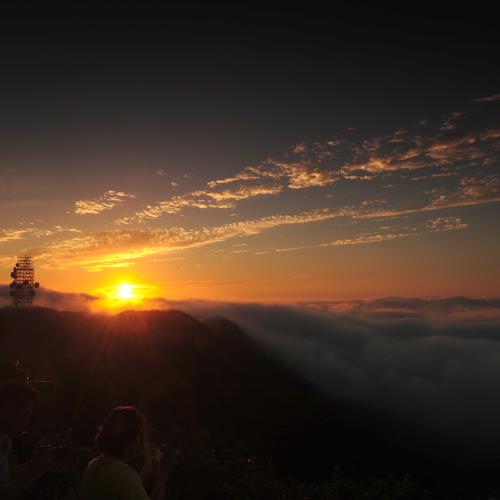 식장산 일출입니다..