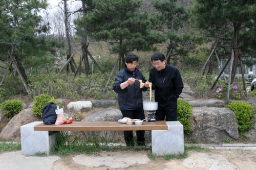 아침라면입니다