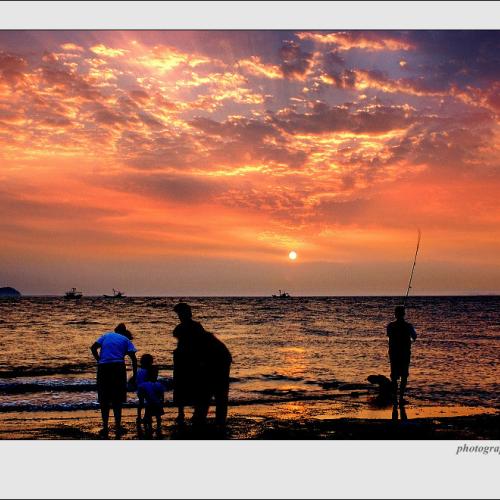 노을이 아름다운 궁평항