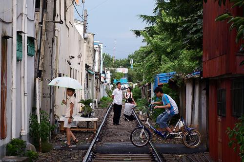 군산 경암동 철길에서 회장님