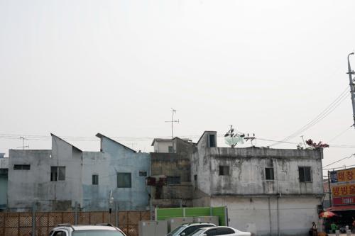 시골 도시 풍경