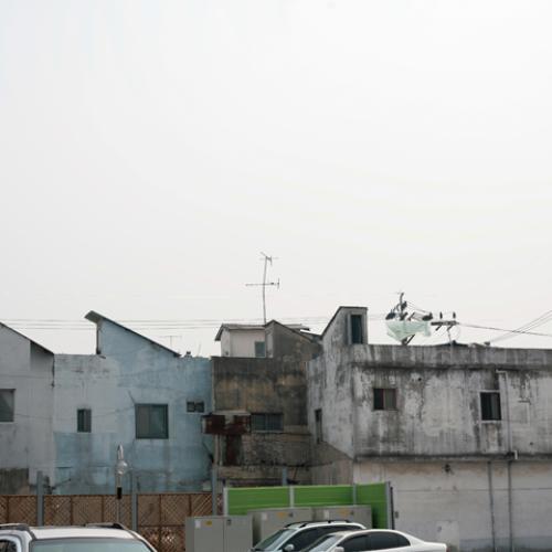 시골 도시 풍경