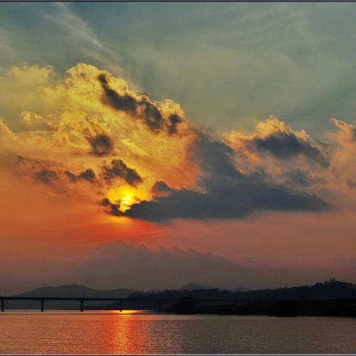 금강의 일몰경3