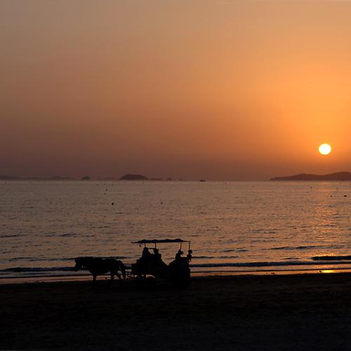 대천의 일몰과 일출