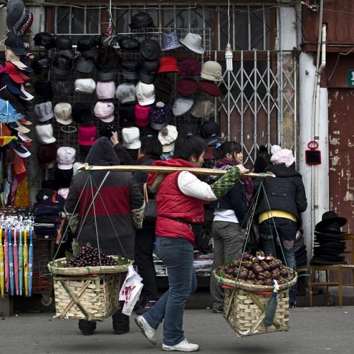 상해 옛거리 풍경