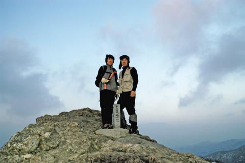 운장산 서봉에서