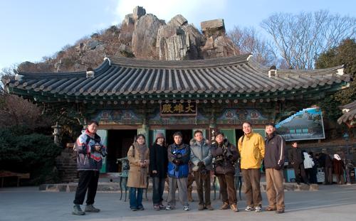 향일암 출사 단체사진