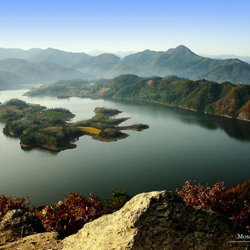 옥정호에서 맞이한 아침