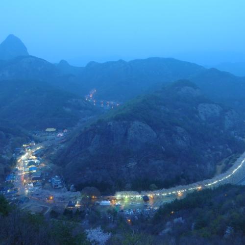 진안 마이산 벗꽃입니다...