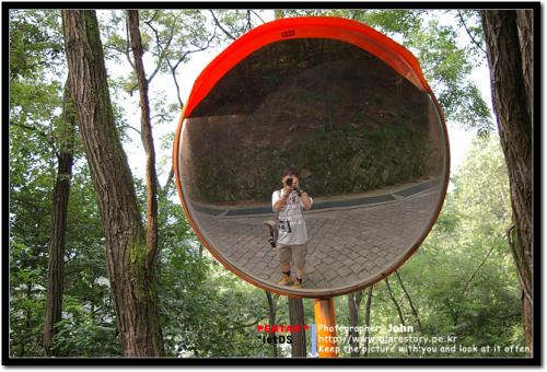 보문산 내려오는길에..