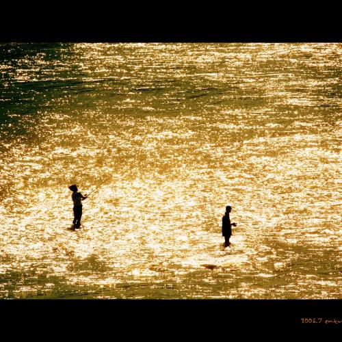 빛을 낚는 사람들..