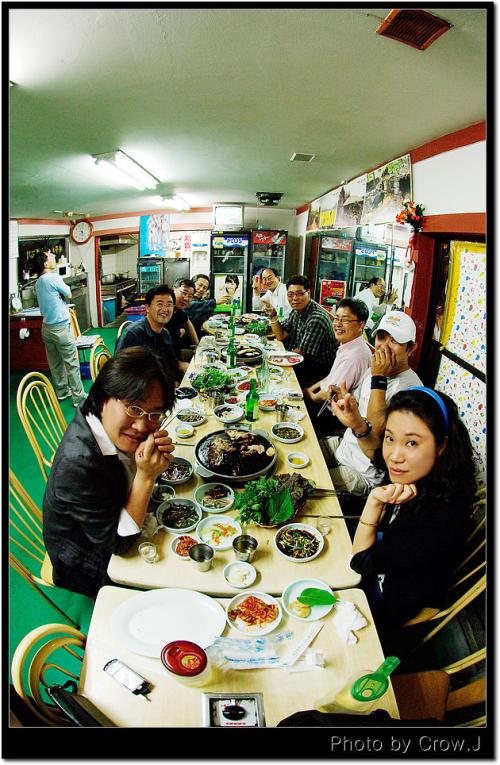 17일 대전시내 야경촬영번개후 저녁식사때...