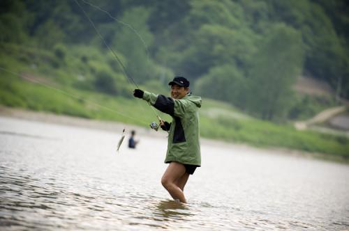 백마님이 드디어 낚았다.