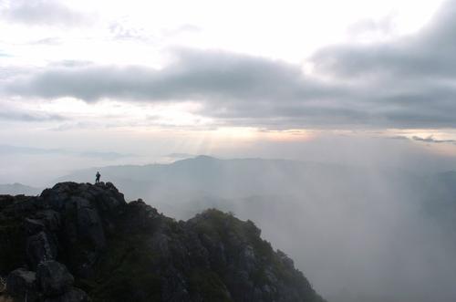 지리산 천왕봉에서