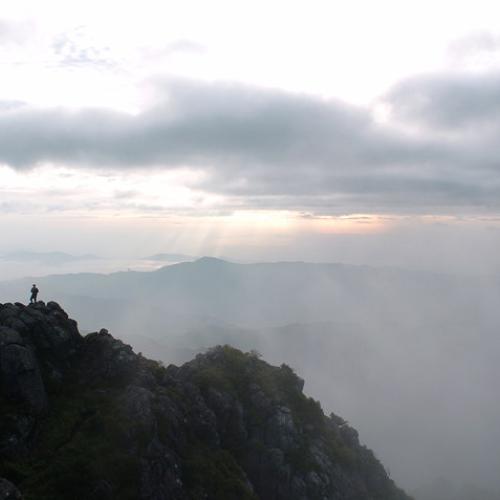 지리산 천왕봉에서