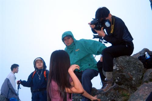 지리산에서- 모델촬영