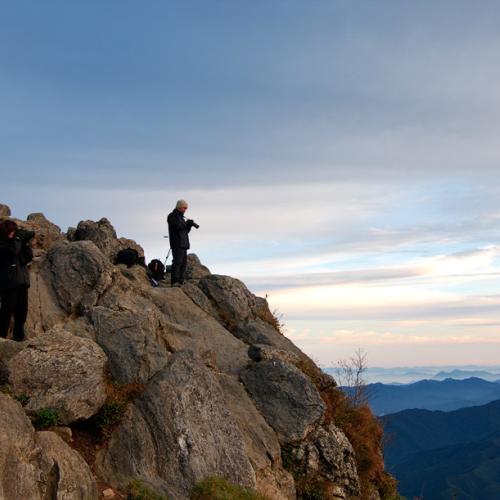 덕유 향적봉의 두 분..