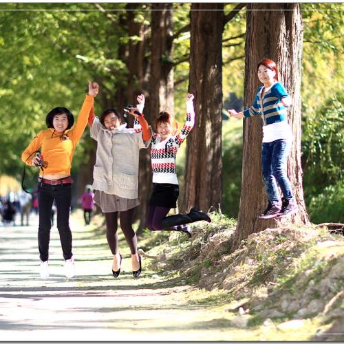 담양 빽빽이 숲에서...