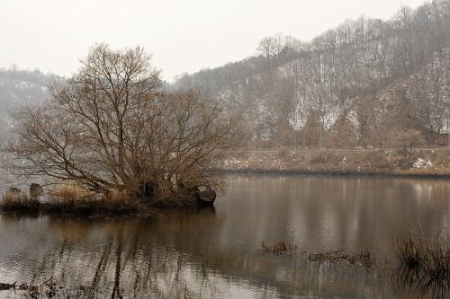 대청호 겨울 소경