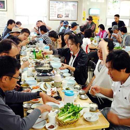 9월 정출, 황태회관에서의 점심시간