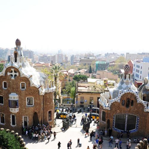 가우디의 구엘공원(바르셀로나)