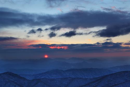 향적봉의 새해 해맞이