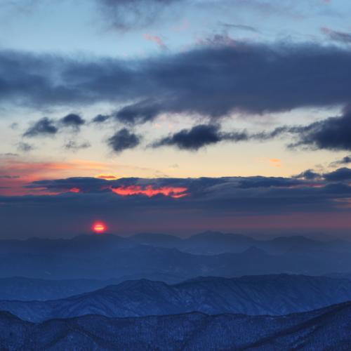 향적봉의 새해 해맞이