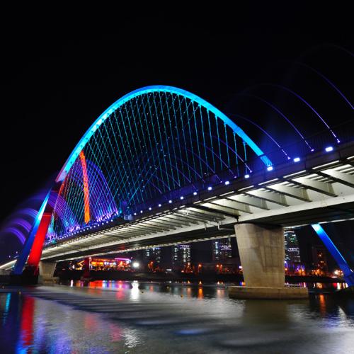 엑스포다리 야경