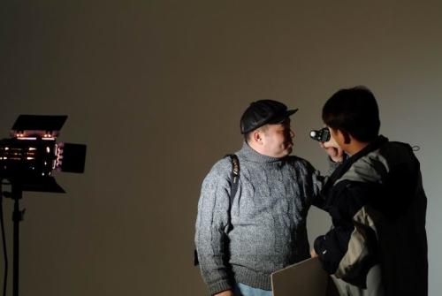 스튜디오 촬영에서