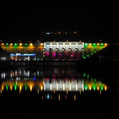 대청댐 야경입니다...