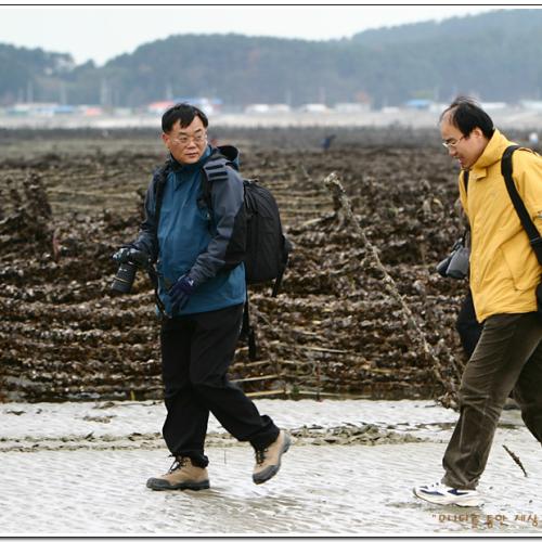 신두리 해변가에서