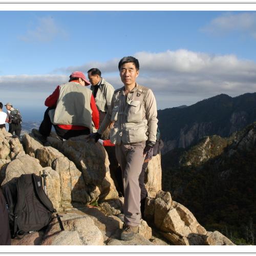 권금성 정상에서