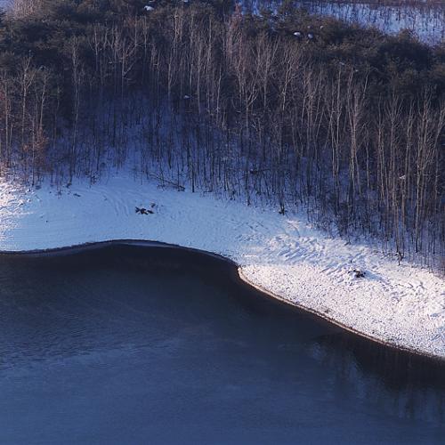 겨울 옥정호 일부