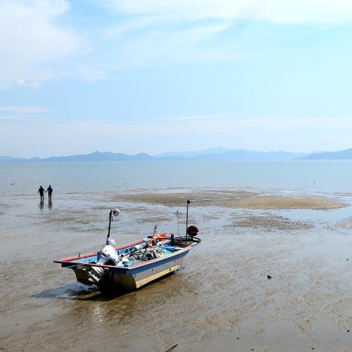 율포 해수욕장....