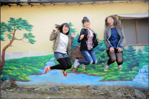 골목에서 팔짝!!