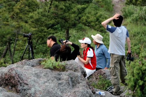 선유봉 일몰출사팀