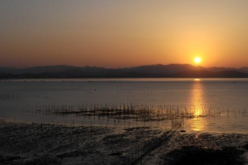 마량포구 일출입니다...