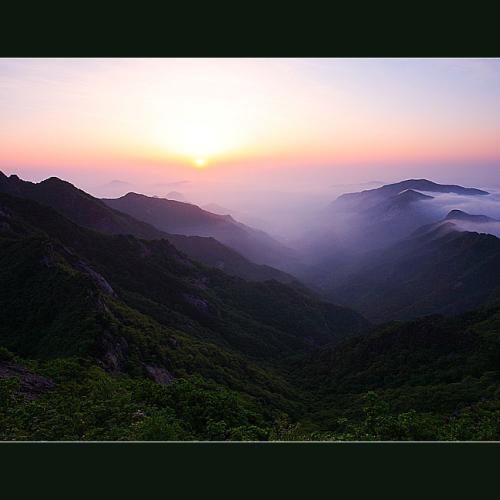 계룡산 운해 일출