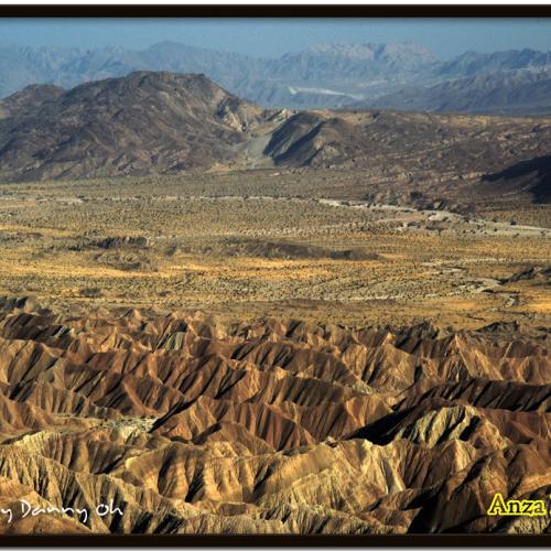 무시무시한 풍경 - Anza Borrego 사막