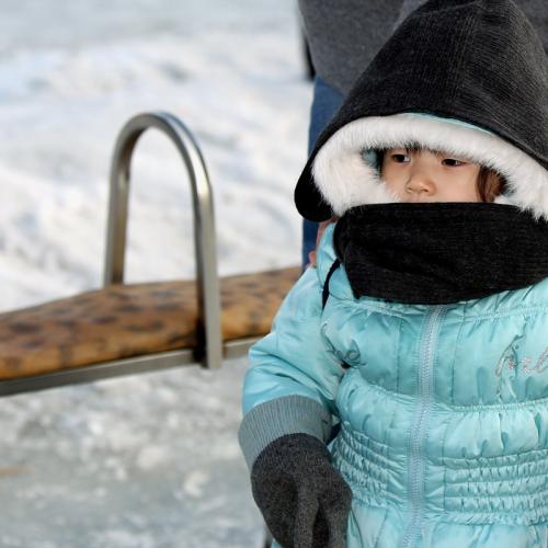 늦둥이와 썰매장에 다녀왔습니다.