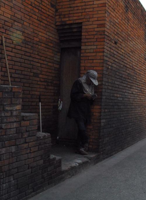 거리에서 만난 행복