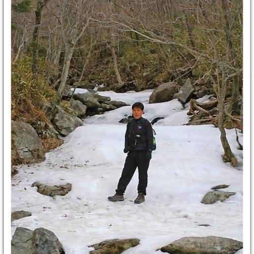 노고단 올라가는길 에서...