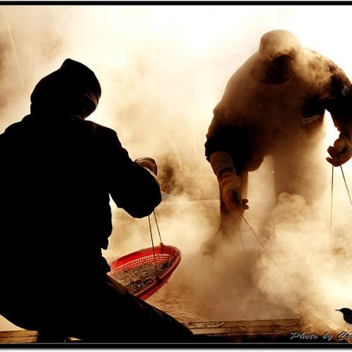 새벽을 여는 사람들...